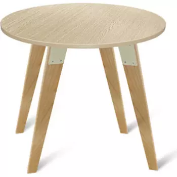 Стол Sheffilton SHT-TU16/80 ЛДСП прозрачный лак/дуб беленый