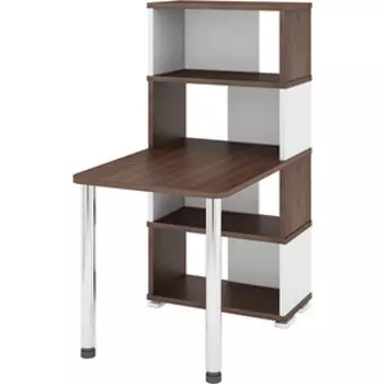 Стол-Стеллаж МЭРДЭС СБ-10М/4 ШБЕШ шамони/белый/шамони