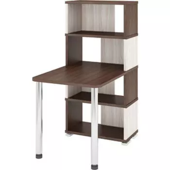 Стол-Стеллаж МЭРДЭС СБ-10М/4 ШКШ шамони/карамель/шамони