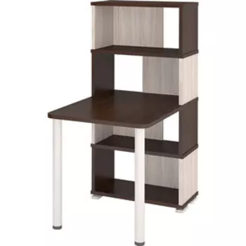 Стол-Стеллаж МЭРДЭС СБ-10М/4 ВКВ венге/карамель/венге