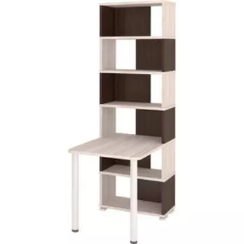 Стол-Стеллаж МЭРДЭС СБ-10М/6 КВК карамель/венге/карамель