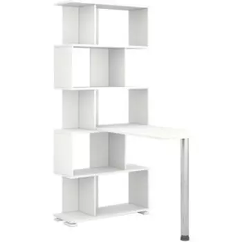 Стол-Стеллаж МЭРДЭС СЛ-5-3СТ-2+БЯ БЕ белый