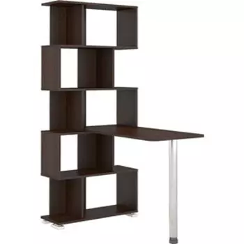 Стол-Стеллаж МЭРДЭС СЛ-5-3СТ-2+БЯ В венге