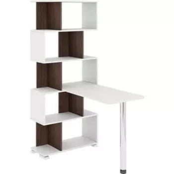 Стол-Стеллаж МЭРДЭС СЛ-5СТ БЕШБЕ белый/шамони/белый
