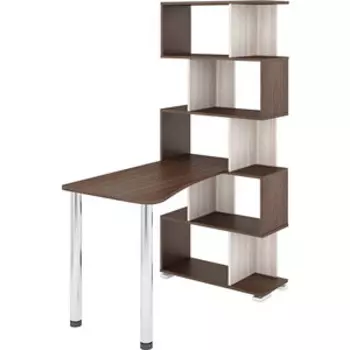 Стол-Стеллаж МЭРДЭС СЛ-5СТ ШКШ шамони/карамель/шамони