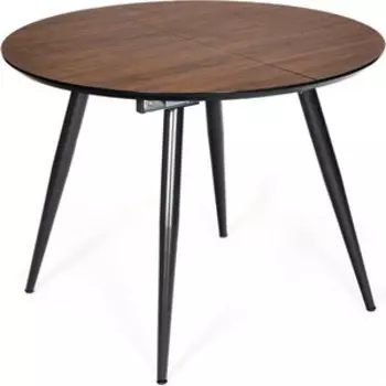 Стол TetChair Eclipse (mod. 9005) металл/мдф темный орех/черный