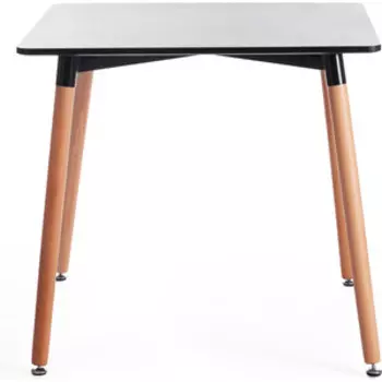 Стол TetChair John(mod. T1003) МДФ/дерево black (черный)/ natural (натуральный)