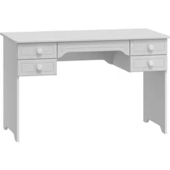 Стол туалетный Compass Соня Премиум СО-22К белый структурный/белое дерево