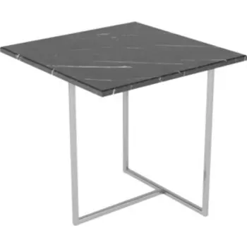 Стол журнальный Калифорния мебель Бекко черный мрамор