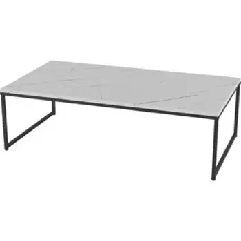 Стол журнальный Мебелик Инсайд белый мрамор