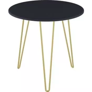 Стол журнальный Калифорния мебель РИД Голд 530 темно-синий