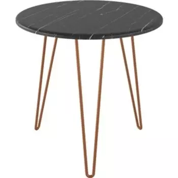 Стол журнальный Калифорния мебель РИД Купер 530 черный мрамор