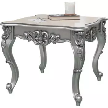 Стол журнальный Мэри СЖ-01 серебро