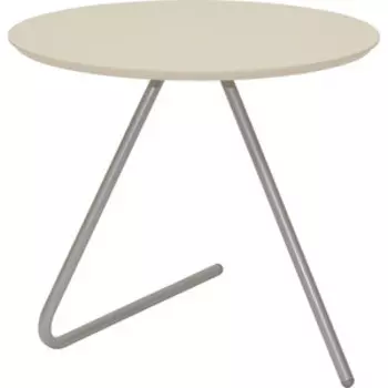 Стол журнальный Мебелик Дуэт 7 металлик, бежевый (П0001655)