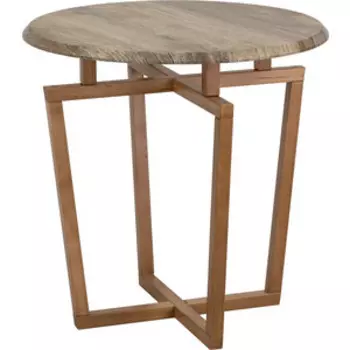 Стол журнальный Мебелик Рилле 440 пленка дуб крымский состаренный, бук (П0005710)