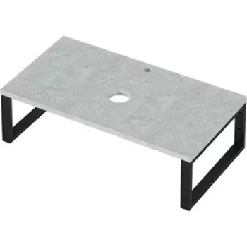 Столешница 1Marka Grunge Loft 90х48 бетон светлый (У85840)