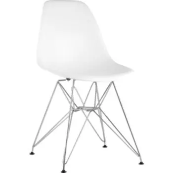 Стул Stool Group Eames DSR белый