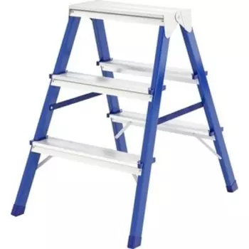 Стремянка СибрТех двусторонняя 3 ступени (97933)