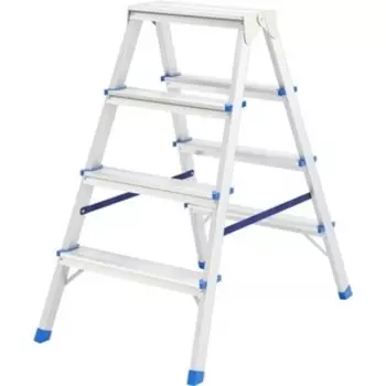 Стремянка СибрТех двусторонняя 4 ступени (97924)