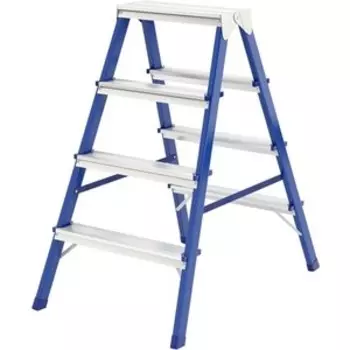 Стремянка СибрТех двусторонняя 4 ступени (97934)