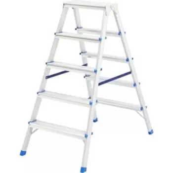 Стремянка СибрТех двусторонняя 5 ступеней (97925)