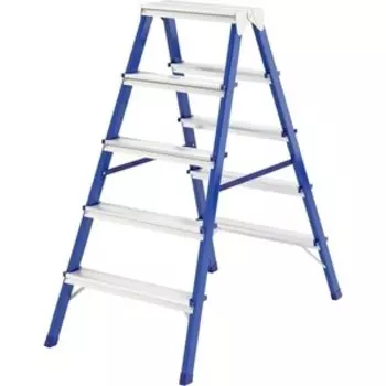 Стремянка СибрТех двусторонняя 5 ступеней (97935)