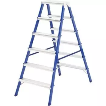 Стремянка СибрТех двусторонняя 6 ступеней (97936)