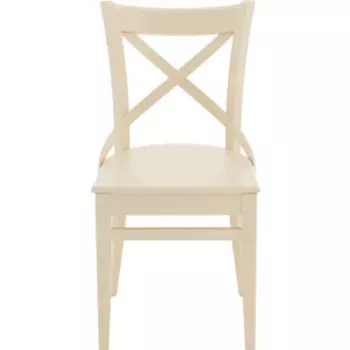 Стул Аврора Соло Венский жесткий цвет дерева тон 10 слоновая кость