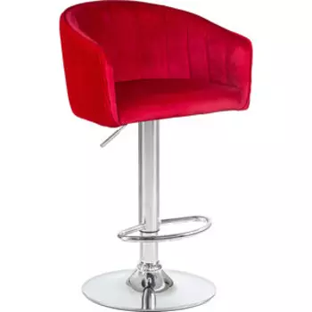 Стул барный Dobrin DARCY LM-5025 малиновый велюр (1922-14)