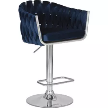 Стул барный Dobrin MARCEL LM-9692 синий велюр (MJ9-117)
