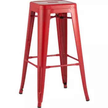 Барный стул Stool Group Tolix красный глянцевый YD-H765 LG-03