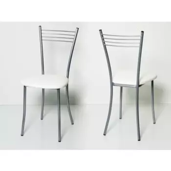 Стул Бител Хлоя (серебро борнео милк)