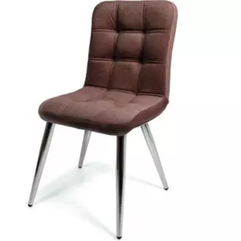 Стул Бител Милан (хром, велюр шоколад)