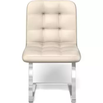 Стул Бител Турин хром, Барнео крем