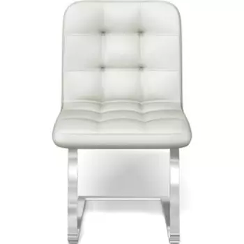 Стул Бител Турин хром, Барнео милк