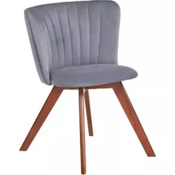 Стул Bradex Bella серый, темный орех (RF 0073)