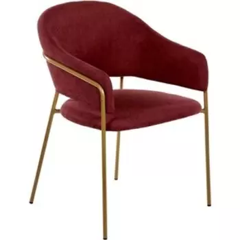 Стул Bradex Felix винный, ножки матовое золото (FR 0750)