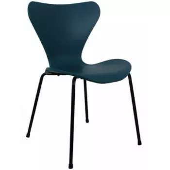 Стул Bradex Seven голубой с черными ножками (FR 0421)