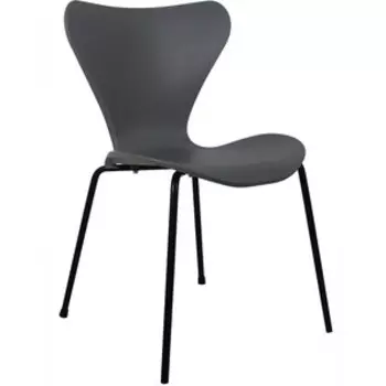 Стул Bradex Seven серый с черными ножками