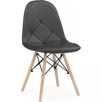 Стул деревянный Woodville Kvadro 1 gray / wood (15734)