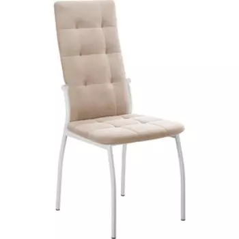 Стул Dikline Галс-М каркас белый B03 бежевый