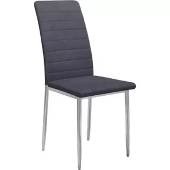 Стул Dikline Текс каркас хром B28 antracite