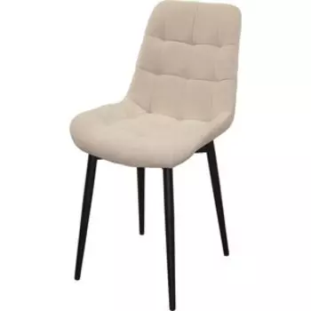 Стул Катрин Р бежевый/опора черная (KT19656)