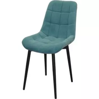 Стул Катрин Р бирюза/опора черная (KT19657)