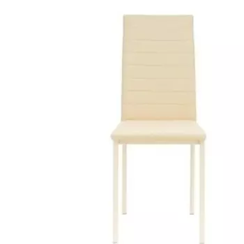 Стул Leset Бишо металл кремовый, экокожа кремовая