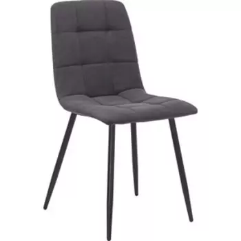 Стул Leset Скай металл черный/велюр Ultra grafit графит