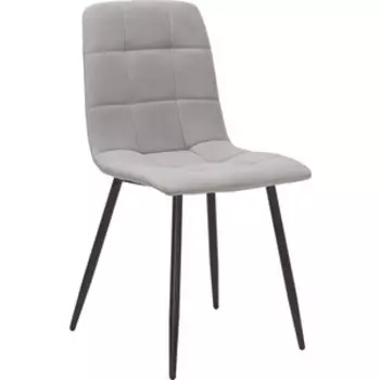 Стул Leset Скай металл черный/велюр Ultra smoke дым