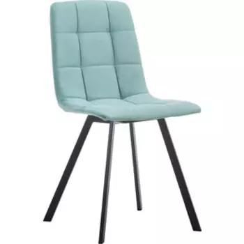 Стул Leset Скай профиль металл черный/велюр ultra mint ментол