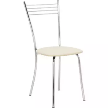 Стул Leset Тахо хром, экокожа бежевая