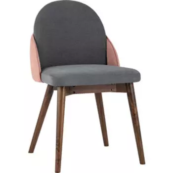 Стул обеденный Stool Group Helga темно-серый + коралл